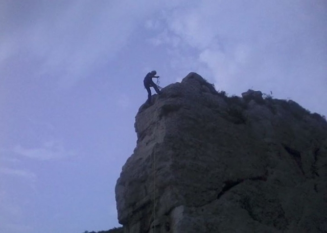 escalando en montana